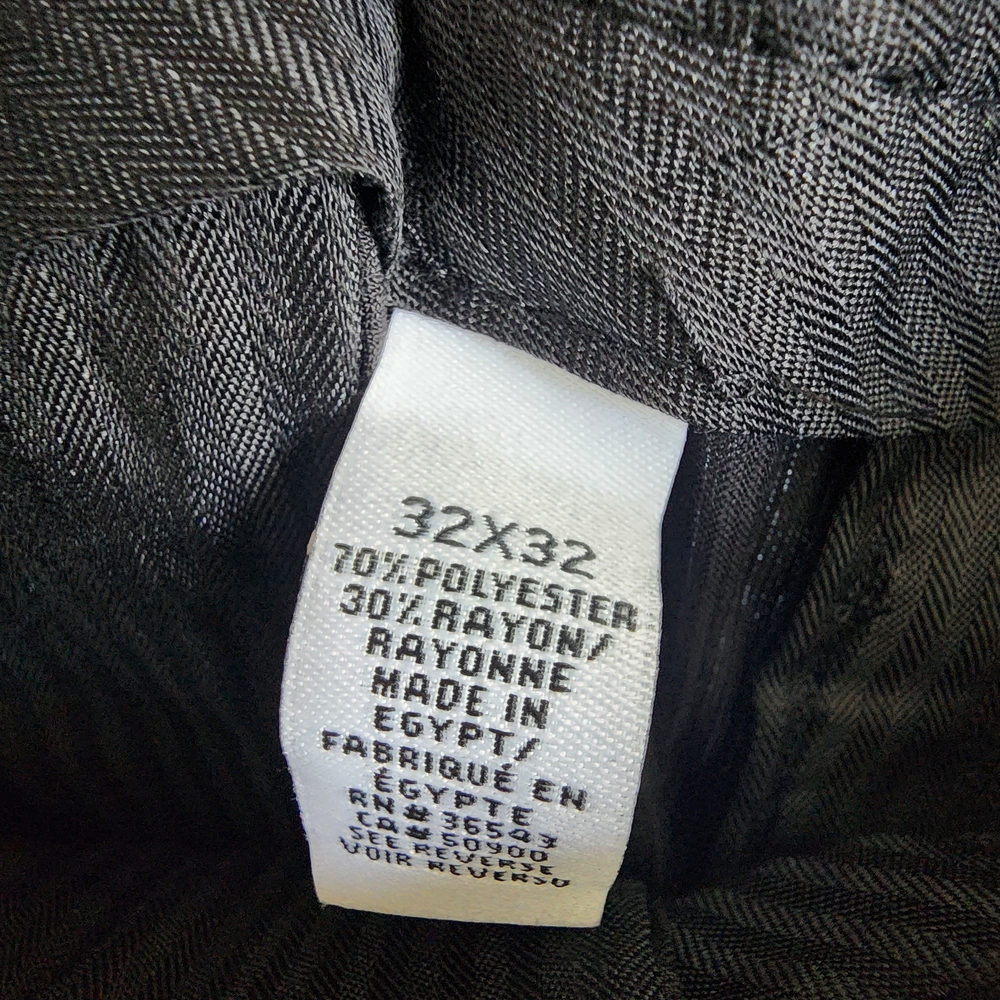 Calvin Klein Black Dress Pants Formal Straight Leg - Picture 7 of 7